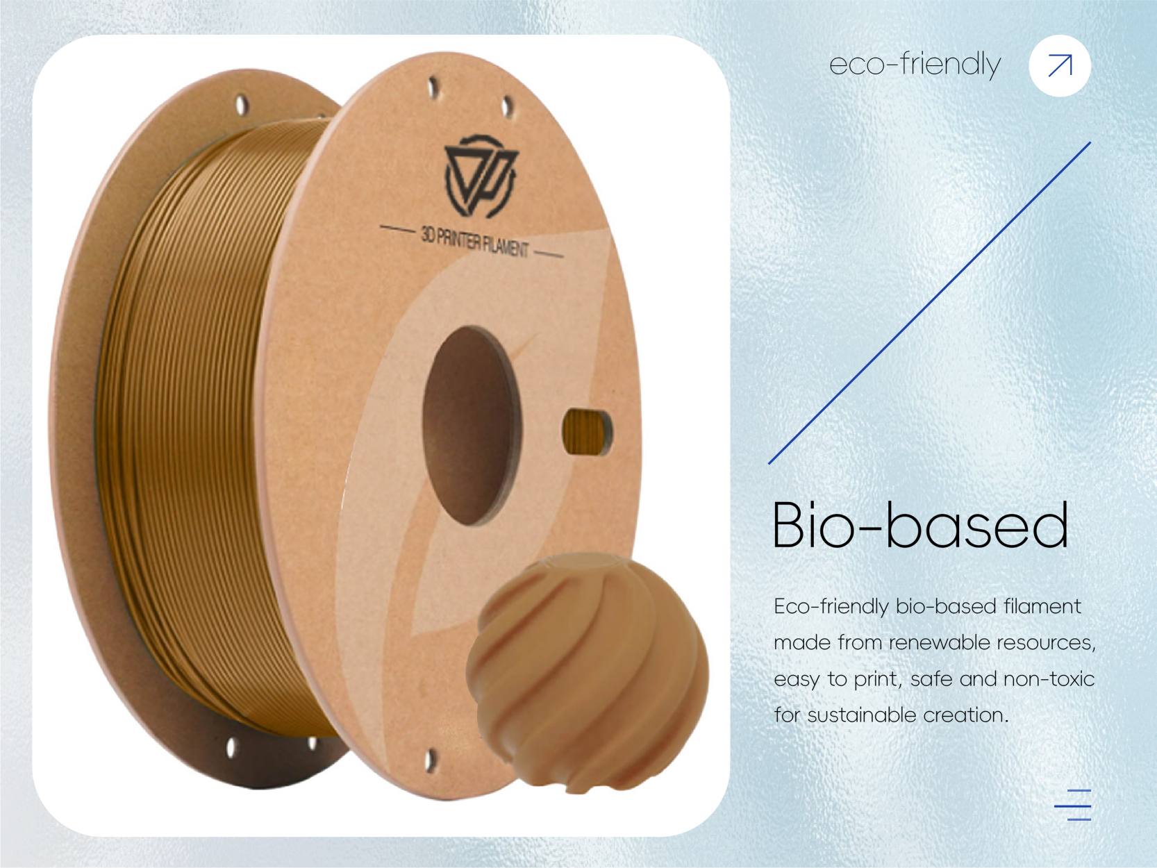 Bio-based 3D Printing Filament