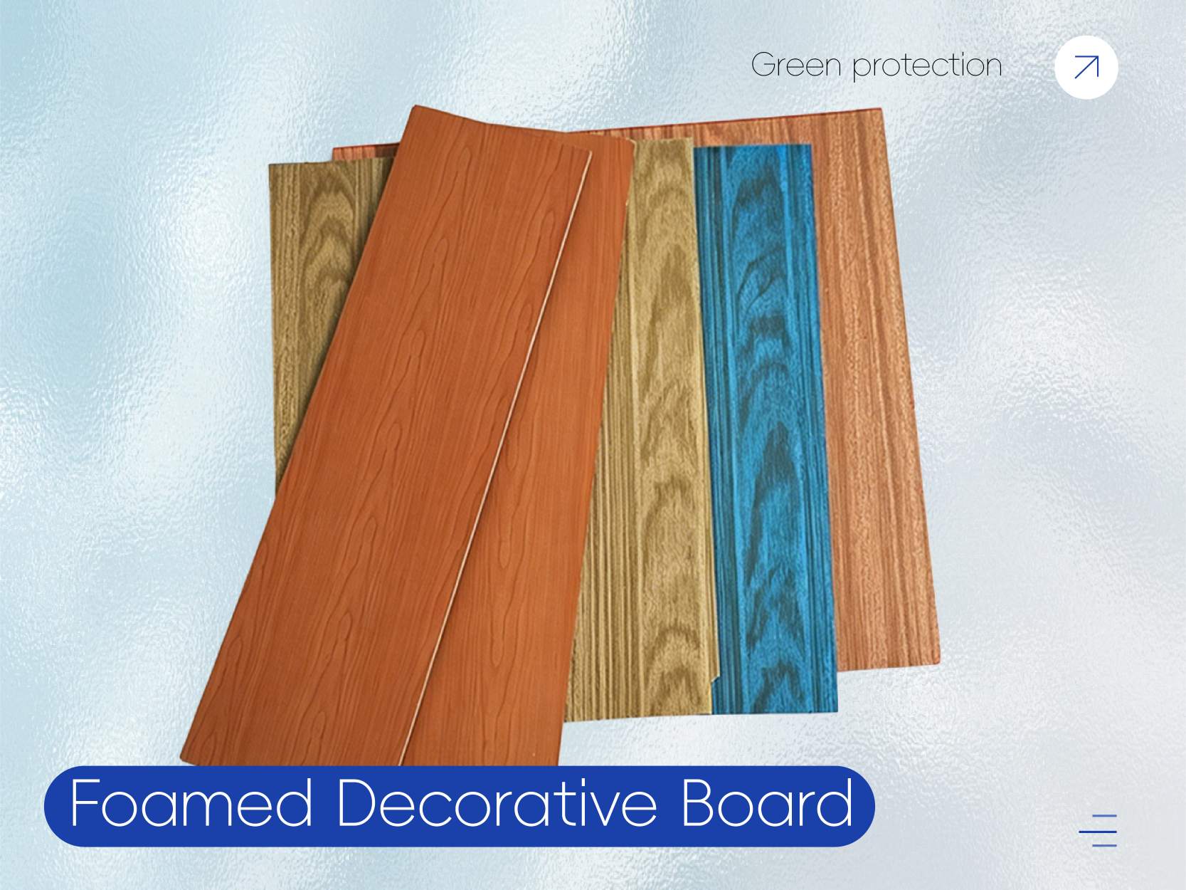 Bio-based Foamed Decorative Board
