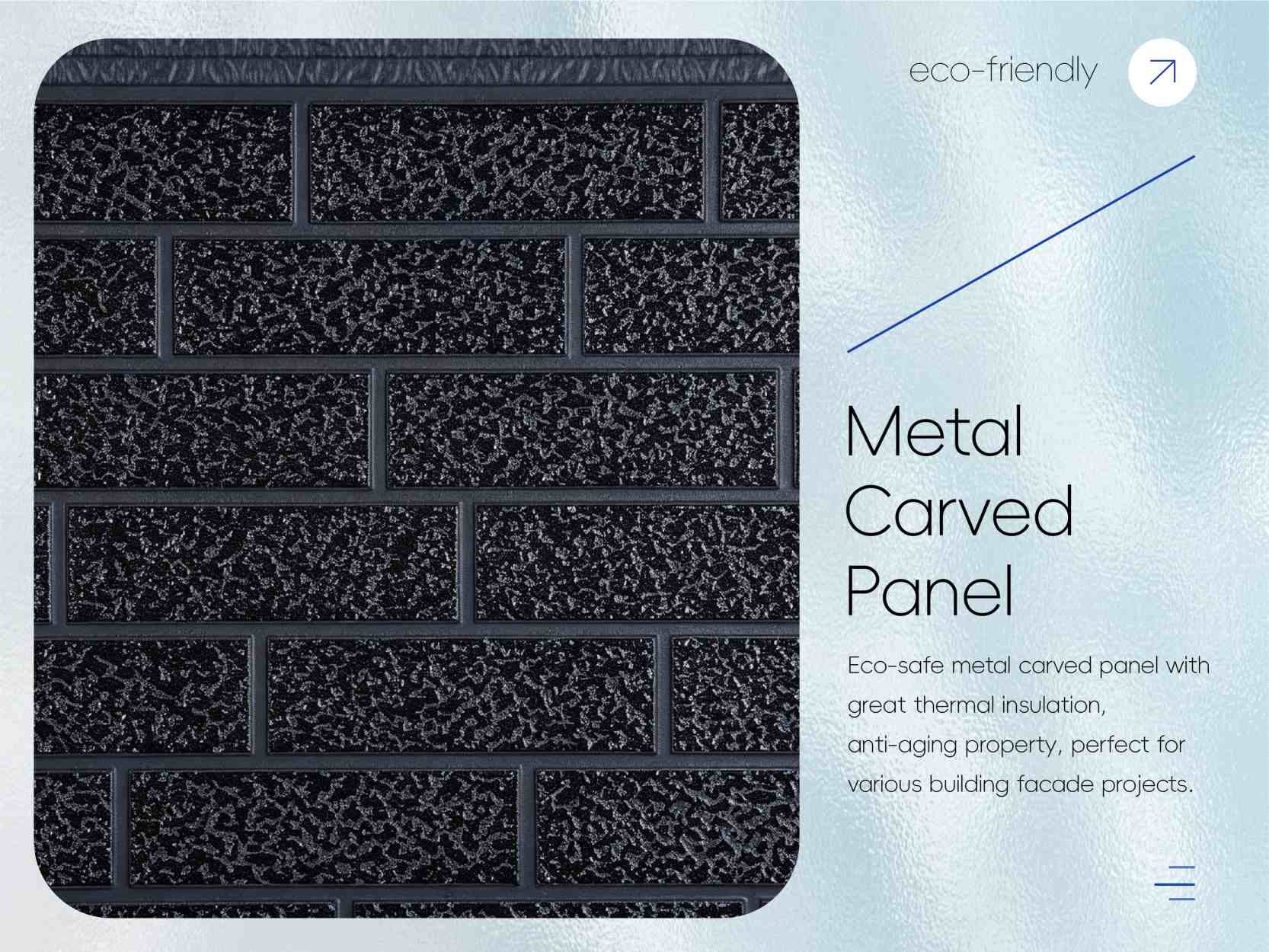 Metal Carved Panel (Integrated Thermal Insulation & Decoration Wall Panel)