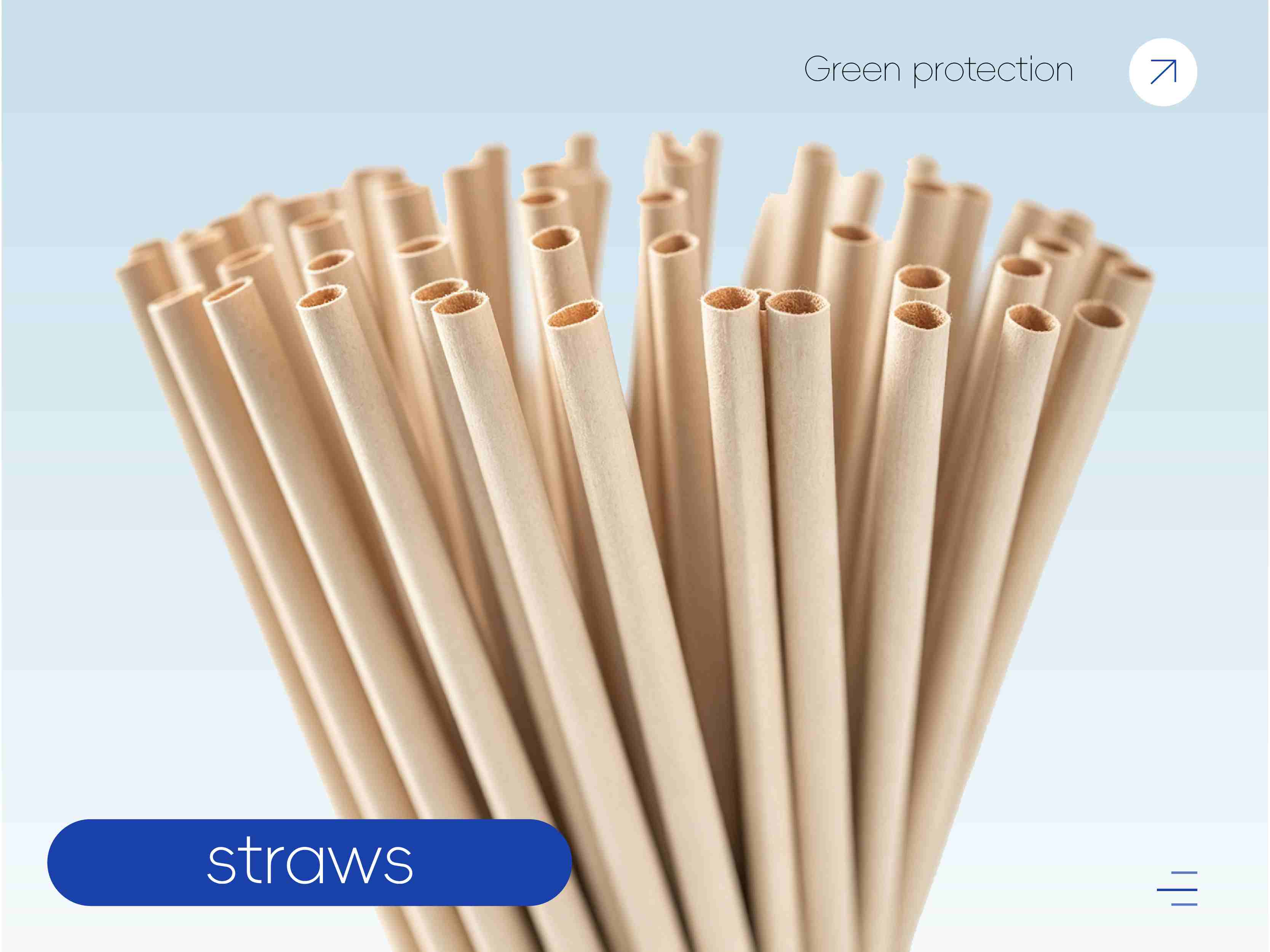 Bio-based Bamboo Powder Straws